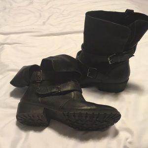 Ankle moto boots